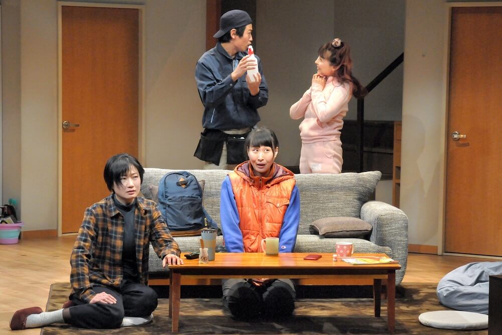 岡山市民劇場 2023年3月例会：シェアの法則 - 劇団青年座　舞台写真6