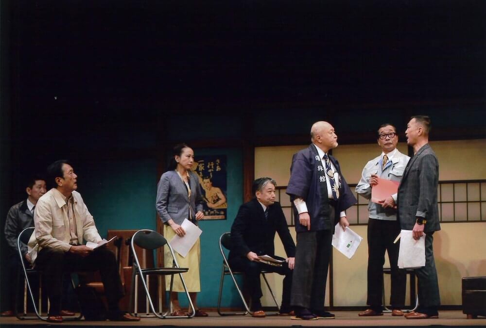 岡山市民劇場 2024年 7月例会：いちばん小さな町 - 劇団1980　舞台写真
