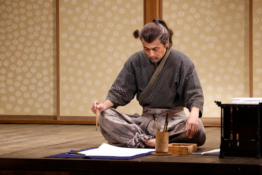 岡山市民劇場 2026年 3月例会：等伯 - 無名塾　舞台写真